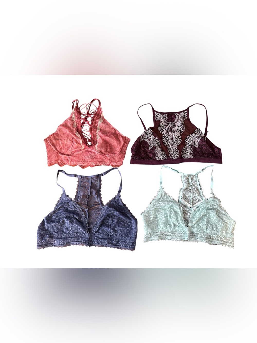 Victoria’s Secret bralette lot of 4 size S, M, L